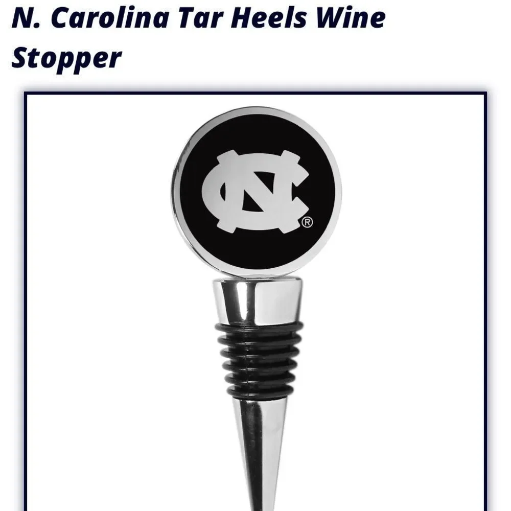 UNC Carolina Tarheels Wine Stopper Officially Licensed